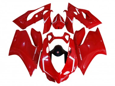 Online 2011-2014 Ducati 1199 Motorcycle Fairing Kits - Red Canada