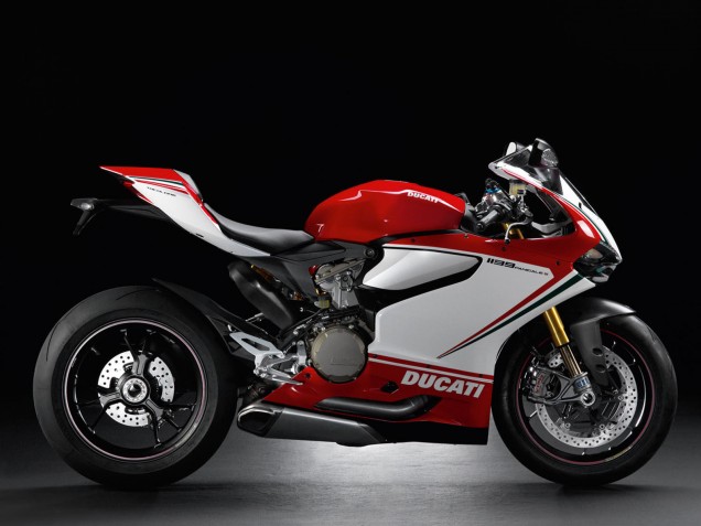 2011-2014 Ducati 1199 Motorcycle Fairings - White Red Green Glossy Black Canada