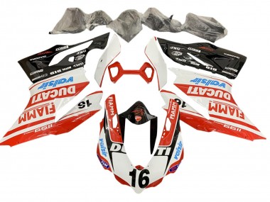 Online 2011-2014 Ducati Panigale 1199 Motorcycle Fairings - White Red Glossy Black Valsir Fiamm Ficc 16 Canada