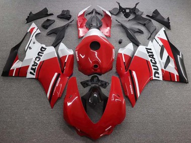 Online 2015-2020 Ducati 959 Bike Fairings - White Red Glossy Black Canada