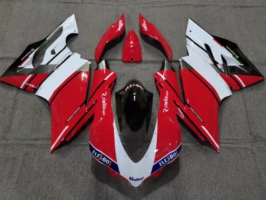 Online 2015-2020 Ducati 959/1299 Motorcycle Fairing - White Red Glossy Black Unibat Flex-Box Canada