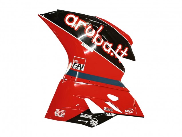 2015-2020 Ducati 959/1299 Motorcycle Fairings - Red Glossy Black Fiamm Canada