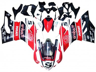 Online 2015-2020 Ducati 959/1299 Motorcycle Fairings - White Red Glossy Black Aruba 5 Canada