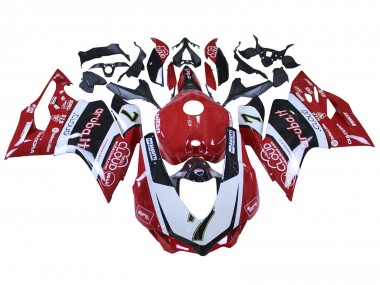 Online 2015-2020 Ducati 959/1299 Motorcycle Fairings - White Red Black Aruba 7 Canada