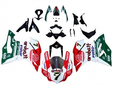 Online 2015-2020 Ducati 959/1299 Motorcycle Fairings - White Red Green Valsir Fiamm 7 Canada