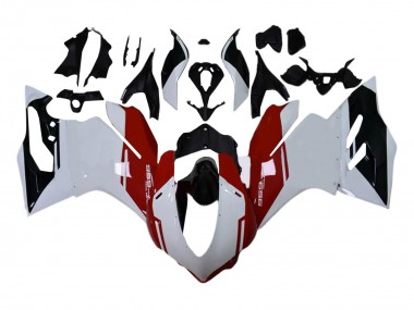 Online 2015-2020 Ducati 959 Motorcycle Fairings Kits - White Red Glossy Black Canada