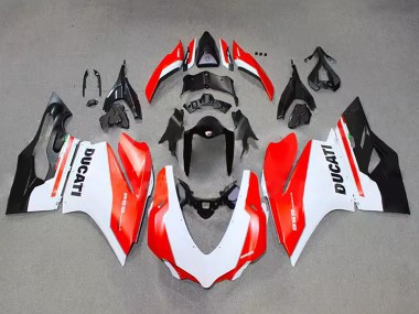 Online 2015-2020 Ducati 959 Motorcycle Fairing - White Red Glossy Black Canada