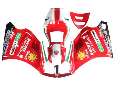 Online 1993-2005 Ducati 748/916/996/998 Motorcycle Fairings - White Red Yellow Green Glossy Black Performance Canada