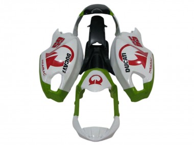 Online 2008-2012 Ducati Monster 696 796 1100 1100S Motorcycle Fairings - White Green Red Pramac Canada