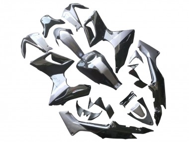 Online 2002-2006 Honda CBR125R Motorcycle Fairings - Silver Glossy Black Canada