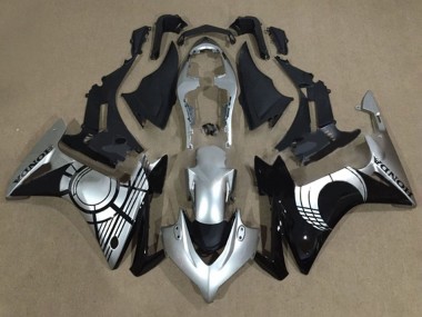 Online 2013-2015 Honda CBR500R Motorcycle Fairings - Silver Glossy Black Canada