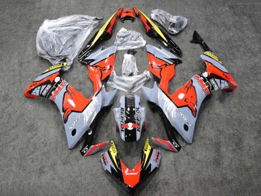 Online 2013-2015 Honda CBR500R Motorcycle Fairings - Glossy Nardo Grey Yellow Glossy Black Repsol HRC Red Bull Canada
