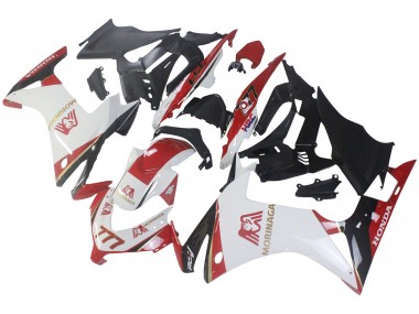 Online 2013-2015 Honda CBR500R Motorcycle Fairings - White Red Green Glossy Black Morinage 777 Canada