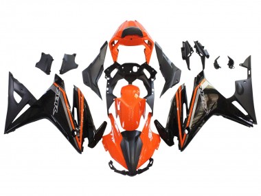 Online 2016-2018 Honda CBR500R Motorcycle Fairings - Orange Glossy Black Matte Black Canada
