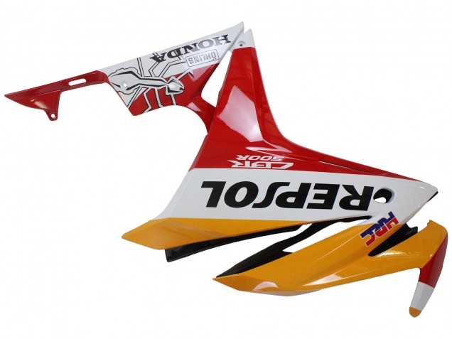 2016-2018 Honda CBR500R Motorcycle Fairings - Yellow White Red Repsol HRC Canada