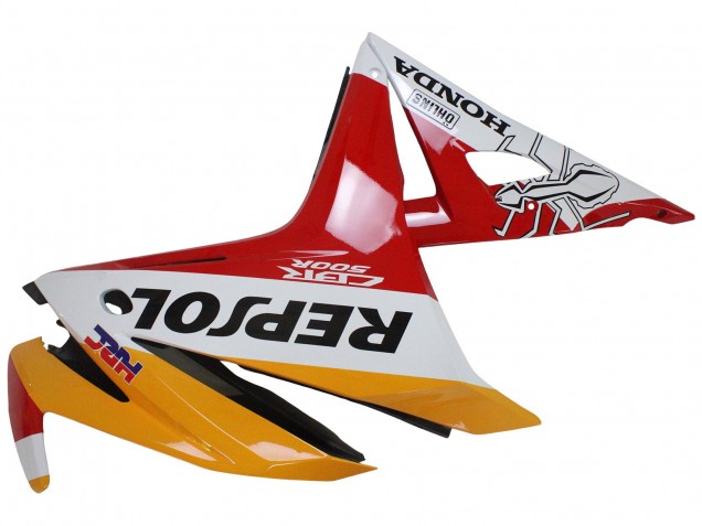 2016-2018 Honda CBR500R Motorcycle Fairings - Yellow White Red Repsol HRC Canada