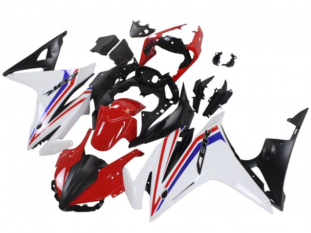 2016-2018 Honda CBR500R Motorcycle Fairings - White Red Blue Matte Black Canada