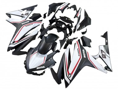 Online 2016-2018 Honda CBR500R Motorcycle Fairings - White Red Matte Black Canada