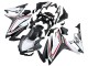 2016-2018 Honda CBR500R Motorcycle Fairings - White Red Matte Black Canada