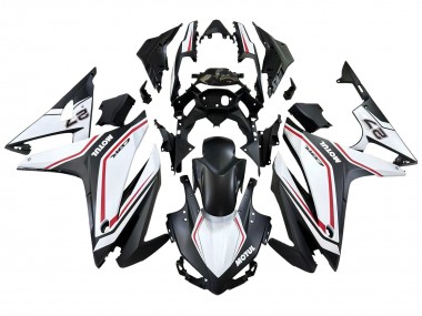 Online 2016-2018 Honda CBR500R Motorcycle Fairings - White Red Matte Black Canada