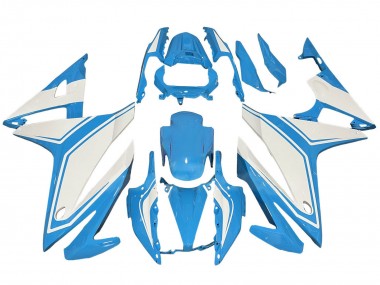 Online 2016-2018 Honda CBR500R Motorcycle Fairings - Light Blue White Canada