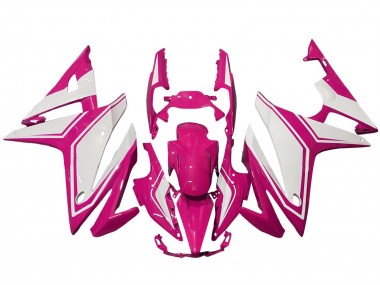Online 2016-2018 Honda CBR500R Motorcycle Fairings - Pink White Canada