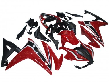 Online 2016-2018 Honda CBR500R Motorcycle Fairings - Red White Matte Black Canada