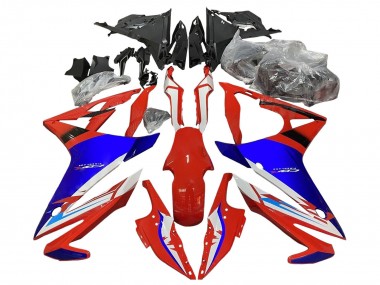 Online 2016-2018 Honda CBR500R Motorcycle Fairings - White Red Blue Canada