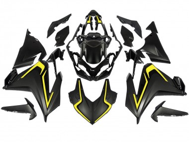 Online 2022-2023 Honda CBR500R Motorcycle Fairings - Matte Black Yellow Canada