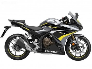 Online 2022-2023 Honda CBR500R Motorcycle Fairings - Silver Yellow Glossy Black Canada