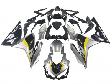 Online 2022-2023 Honda CBR500R Motorcycle Fairings - Silver Yellow Glossy Black Canada