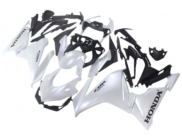 2022-2023 Honda CBR500R Motorcycle Fairings - Pearl White Canada