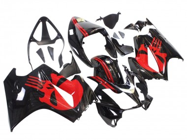Online 2002-2013 Honda VFR 800 Motorcycle Fairings - Glossy Black Red Canada
