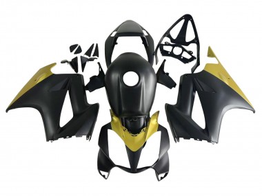 Online 2002-2013 Honda VFR 800 Motorcycle Fairings - Yellow Matte Black Canada