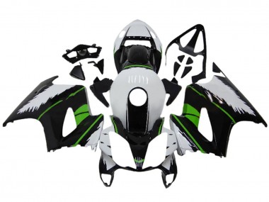 Online 2002-2013 Honda VFR 800 Motorcycle Fairings - White Green Glossy Black Canada