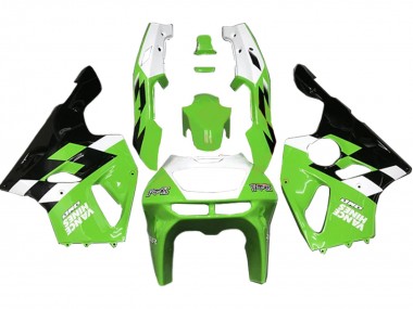 Online 1996-2003 Kawasaki ZX7R Motorcycle Fairings - White Green Glossy Black Canada