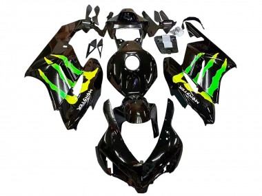Online 2004-2005 Honda CBR1000RR Motorcycle Fairings - Glossy Black Yellow Green Monster Canada