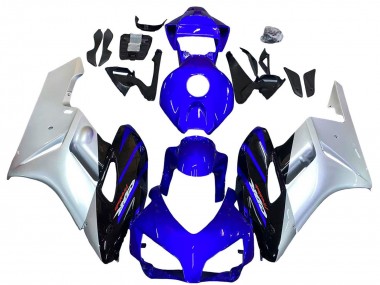 Online 2004-2005 Honda CBR1000RR Motorcycle Fairings - Silver Blue Glossy Black Canada