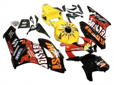Online 2004-2005 Honda CBR1000RR Motorcycle Fairings - Yellow Orange Glossy Black Repsol Rossi 46 Canada