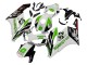 2004-2005 Honda CBR1000RR Motorcycle Fairings - White Green Glossy Black Hannspree 52 Canada