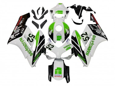 Online 2004-2005 Honda CBR1000RR Motorcycle Fairings - White Green Glossy Black Hannspree 52 Canada