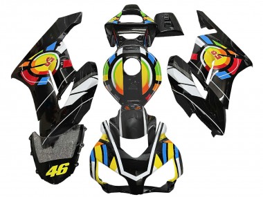 Online 2004-2005 Honda CBR1000RR Motorcycle Fairings - Yellow Blue Red Glossy Black Color Wheel 46 Canada