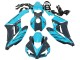 2004-2005 Honda CBR1000RR Motorcycle Fairings - Light Blue Glossy Black Canada