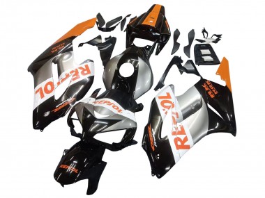 Online 2004-2005 Honda CBR1000RR Motorcycle Fairings - Orange Silver Glossy Black Repsol Canada
