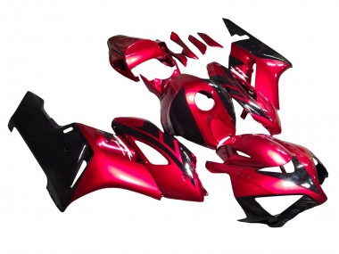 Online 2004-2005 Honda CBR1000RR Motorcycle Fairings - Red Glossy Black Stripe Canada