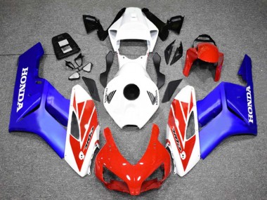 Online 2004-2005 Honda CBR1000RR Motorcycle Fairing - White Red Blue Canada
