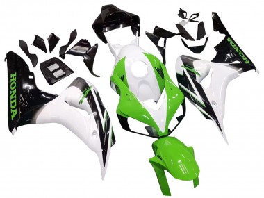 Online 2006-2007 Honda CBR1000RR Motorcycle Fairing - White Green Glossy Black Canada