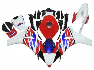 Online 2006-2007 Honda CBR1000RR Motorcycle Fairings - White Red Blue Canada