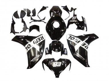 Online 2008-2011 Honda CBR1000RR Motorcycle Fairings - Glossy Black White Repsol 93 Canada