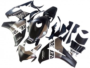 Online 2008-2011 Honda CBR1000RR Motorcycle Fairings - Silver Matte Black Repsol Canada